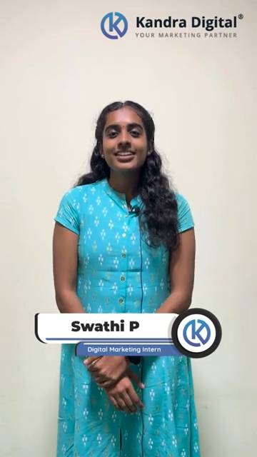 Testimonial Video From Our Digital Marketing Intern Swathi P